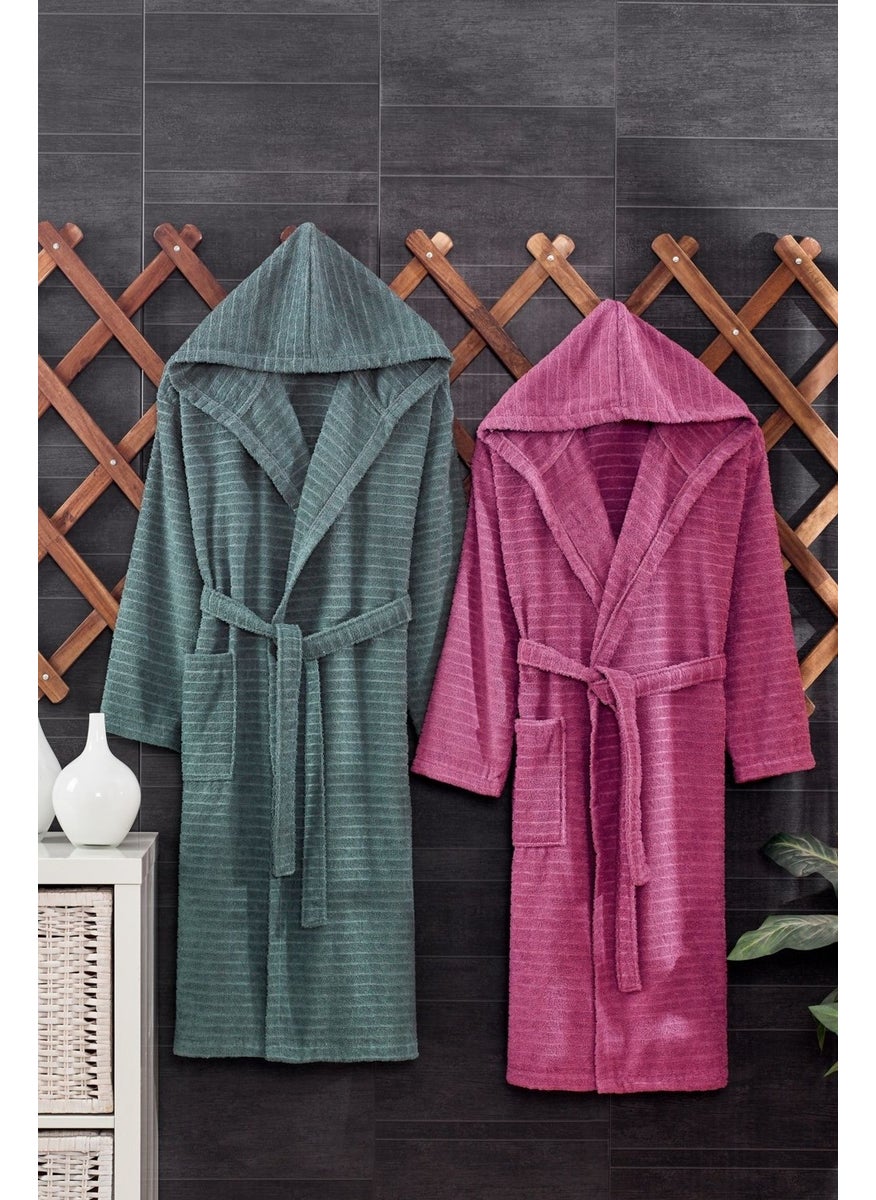Casnack Quina 2-Piece Hooded Oversize Bathrobe Set  - Image 1