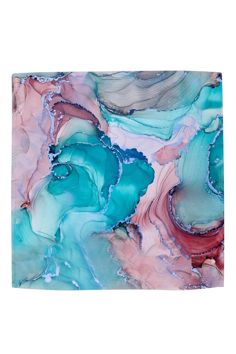 BLACKSMITH Jacquard Microfiber Neckwear Ascot and Matching Pocket Square Set for Men - Image 5