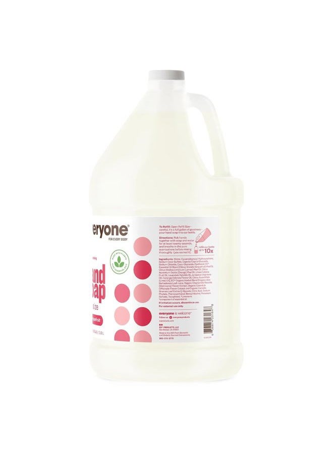 Everyone - Everyone Liquid Hand Soap Refill, 1 Gallon, Ruby Grapefruit, Plant-Based Cleanser with Pure Essential Oils - Image 1