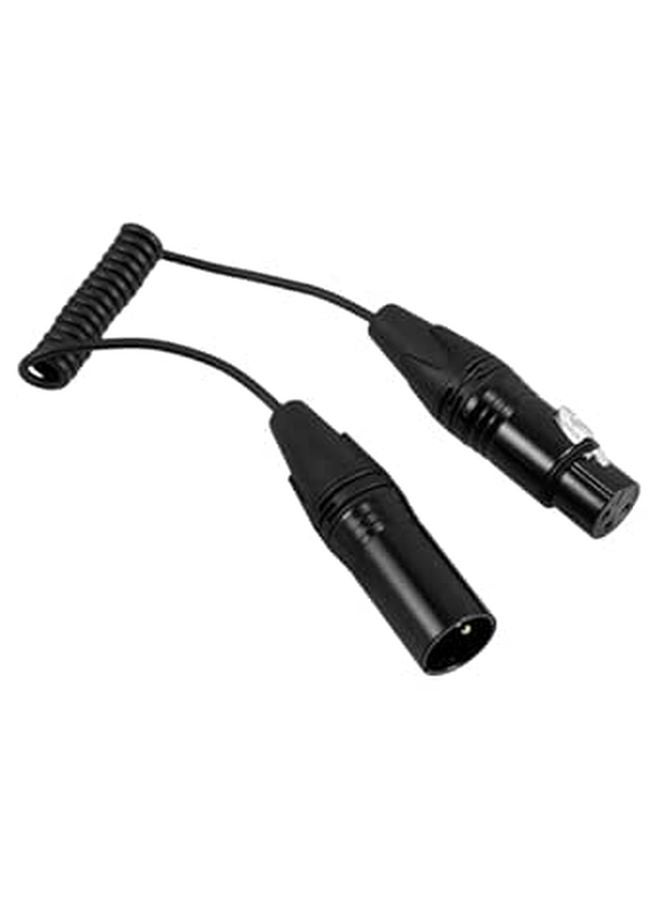 كابل ميكروفون ملتف XLR ذكر إلى أنثى سلك تمديد نحاس نقي 3 دبابيس - Image 1