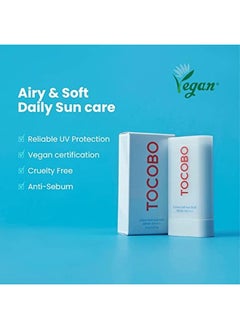 توكوبو توكوبو عصا الشمس القطنية الناعمة SPF50+ PA++++ - 19 جرام / 0.67 أونصة، لون أزرق فاتح  - Image 3