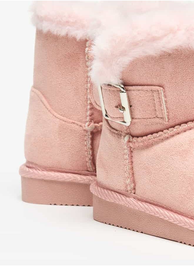Girls Plush Detail Slip-On High Cut Boots - https://f.nooncdn.com/p/pzsku/ZC4B97533EF58621AECDAZ/45/_/1727426746/e1eb647c-72f1-428f-a796-3c353ac31f98.jpg?format=jpg&width=original
