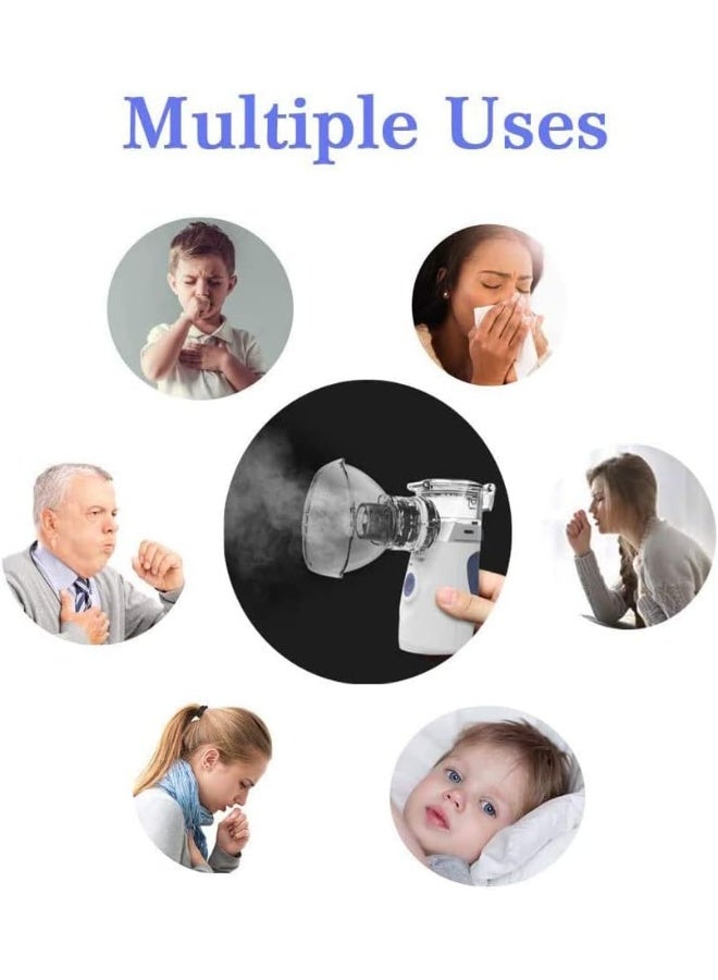 Portable Handheld Vaporizer – Ultrasonic Mesh Inhaler for Adults & Children – High Precision Nebulizer for Home & Travel Use - Image 3