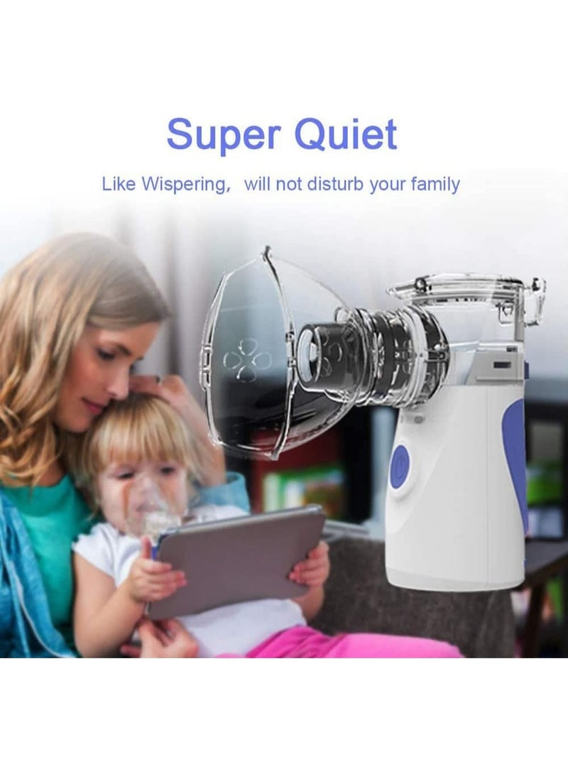 Portable Handheld Vaporizer – Ultrasonic Mesh Inhaler for Adults & Children – High Precision Nebulizer for Home & Travel Use - Image 4