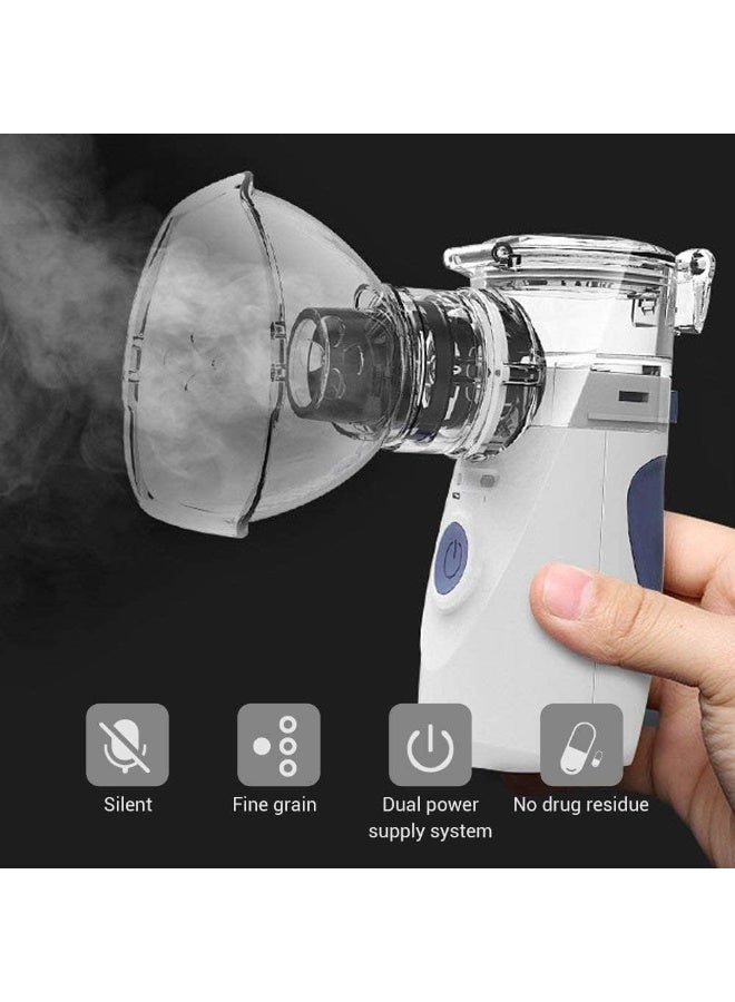 Portable Handheld Vaporizer – Ultrasonic Mesh Inhaler for Adults & Children – High Precision Nebulizer for Home & Travel Use - Image 2