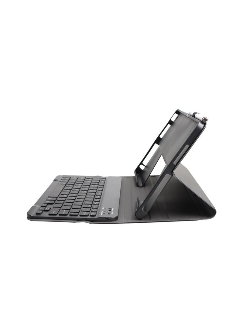 General Arabic and English Keyboard Compatible with Lenovo Tab Plus 11.5-inch 2024 (TB351FU) Stand Cover with Removable Wireless Bluetooth Keyboard  - Image 1