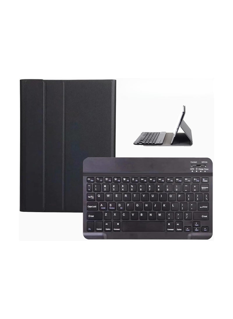 General Arabic and English Keyboard Compatible with Lenovo Tab Plus 11.5-inch 2024 (TB351FU) Stand Cover with Removable Wireless Bluetooth Keyboard  - Image 4
