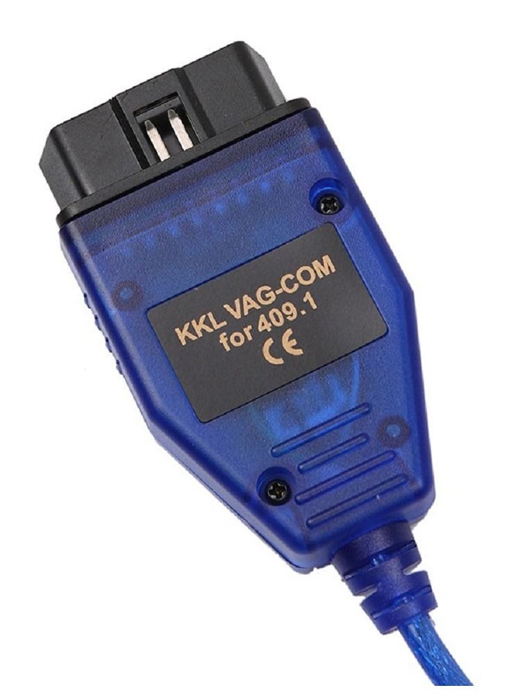 Generic - VAG-COM 409.1 Vag Com 409Com vag 409 kkl OBD2 USB Diagnostic Cable Scanner Scan Tool Interface For VW Audi Seat Volkswagen Skoda - Image 1