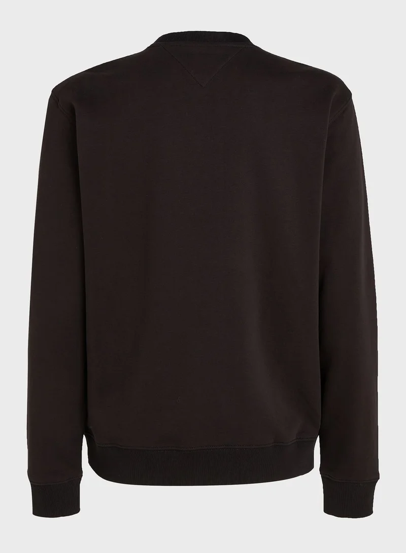 TOMMY JEANS Monogram Crew Neck Sweatshirt