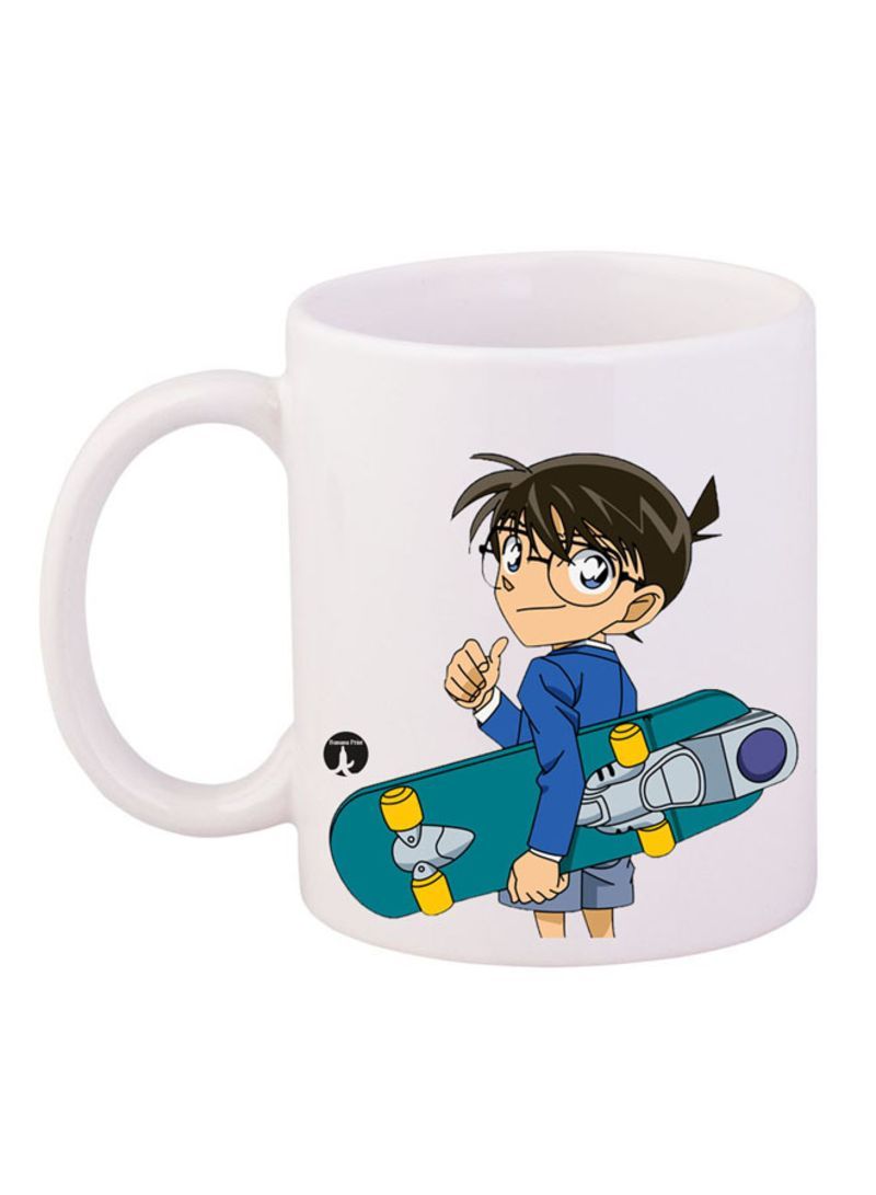 RKN Detective Conan Printed Mug White/Blue 12ounce