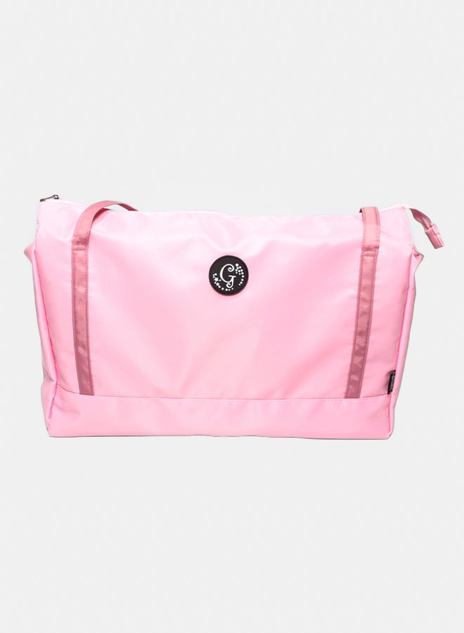 Glitter Women Bag with Cross Hand - Pink - Image 2