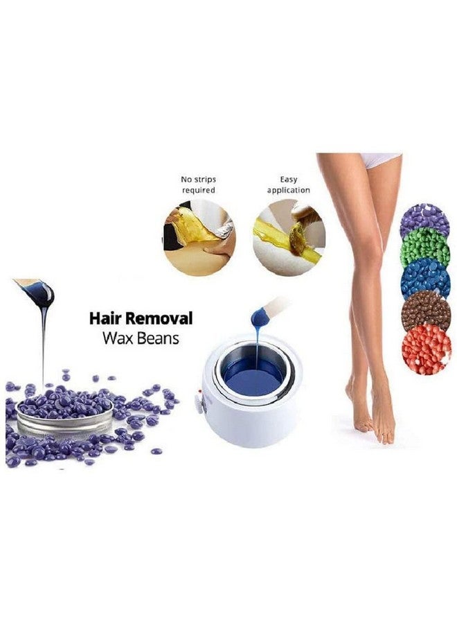 CUVLY Wax Pro Heater - Hair Removal Kit with Warmer, 100g WaxBeans & Accessories | Painless Hot Waxing System for Women, At-Home Use Waxing Kit Combo - Image 4