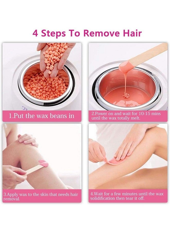 CUVLY Wax Pro Heater - Hair Removal Kit with Warmer, 100g WaxBeans & Accessories | Painless Hot Waxing System for Women, At-Home Use Waxing Kit Combo - Image 2