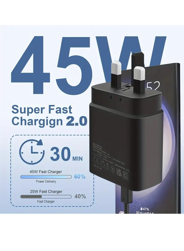 ELTRAZONE Efficient 45W Power Adapter – Quick Charge for Samsung, Motorola, and Google Devices - Image 3