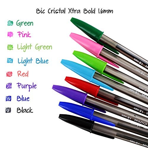 BIC Usa Inc BICMSBAP81 19627 Cristal Xtra Bold Pack Of 8 - Image 4