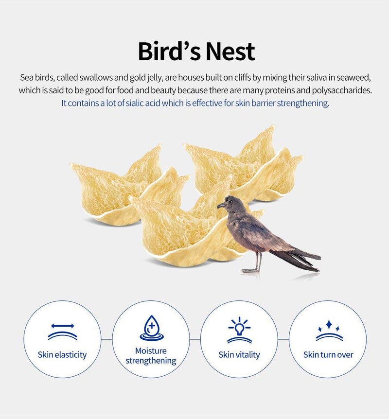 SNP 1000mg Bird's Nest + Hyaluronic Acid Ampoule Sheet Mask | Hyaluronic Acid Sheet Mask | Maximum Hydration and Protection for All Dry Skin Types | Korean Skincare Facial Mask | 10 Sheets - Image 4