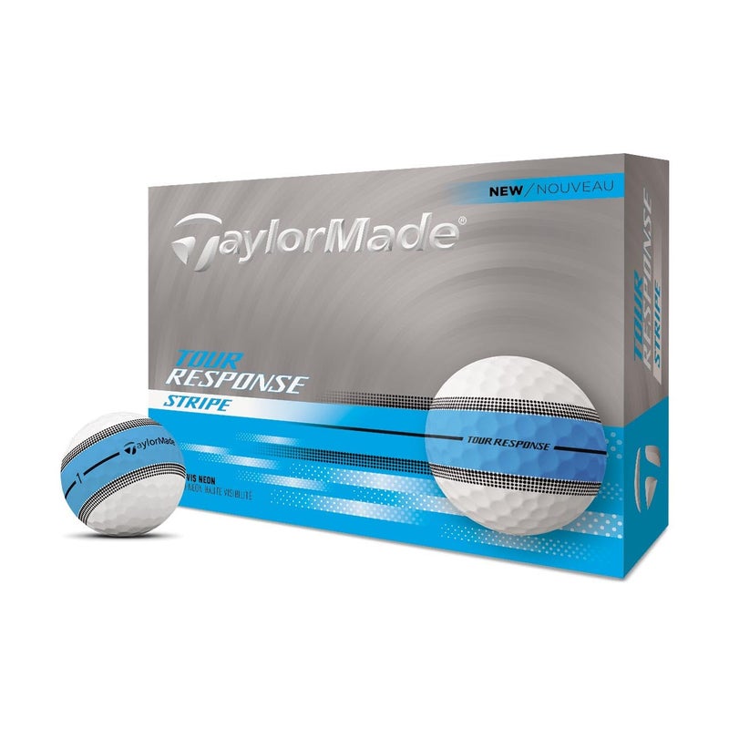 TaylorMade Golf 2025 Tour Response Stripe Blue One Dozen - Image 1