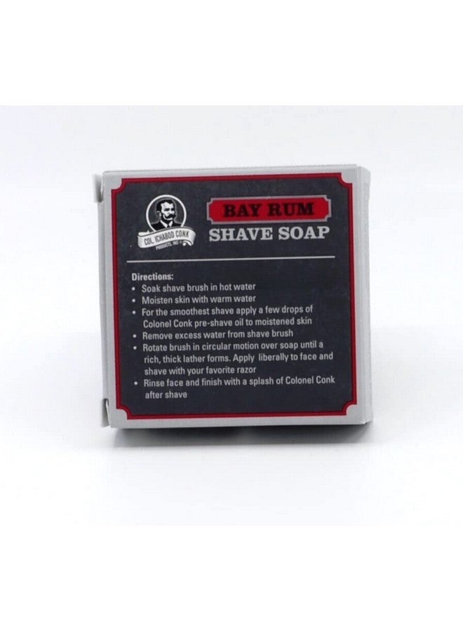 Colonel Conk Worlds Famous Shaving Soap, Bay Rum (Net Weight 4.50 Oz) - Two Pack - Image 2