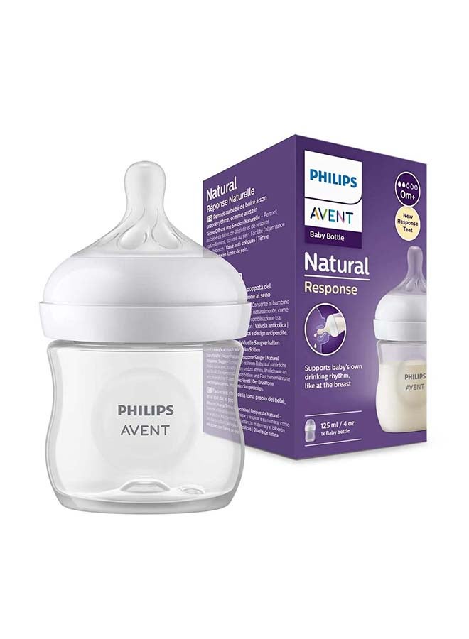 Philips Avent Natural Response Baby Bottle 125 ML, 0M+ - Image 1