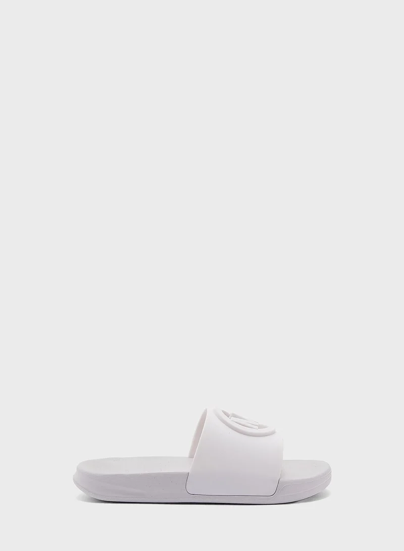Michael Kors Youth Jett Charm Chopout Slides