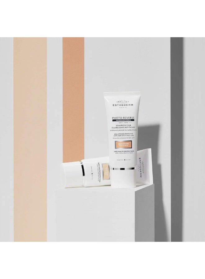 Institut Esthederm Solaire Photo Reverse Depigmenting Sunscreen Tinted Medium Beige 50ml - Image 4