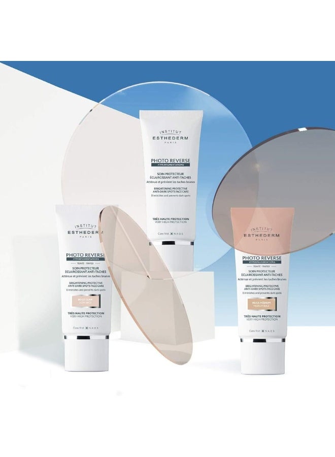 Institut Esthederm Solaire Photo Reverse Depigmenting Sunscreen Tinted Medium Beige 50ml - Image 3