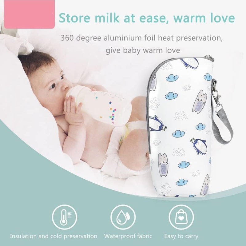 Excefore Insulated Bag, Portable Breastmilk Storage Tote, Milk Bottle Warmer for Breastmilk or Formula, Travel and Outdoor Activities - Image 3