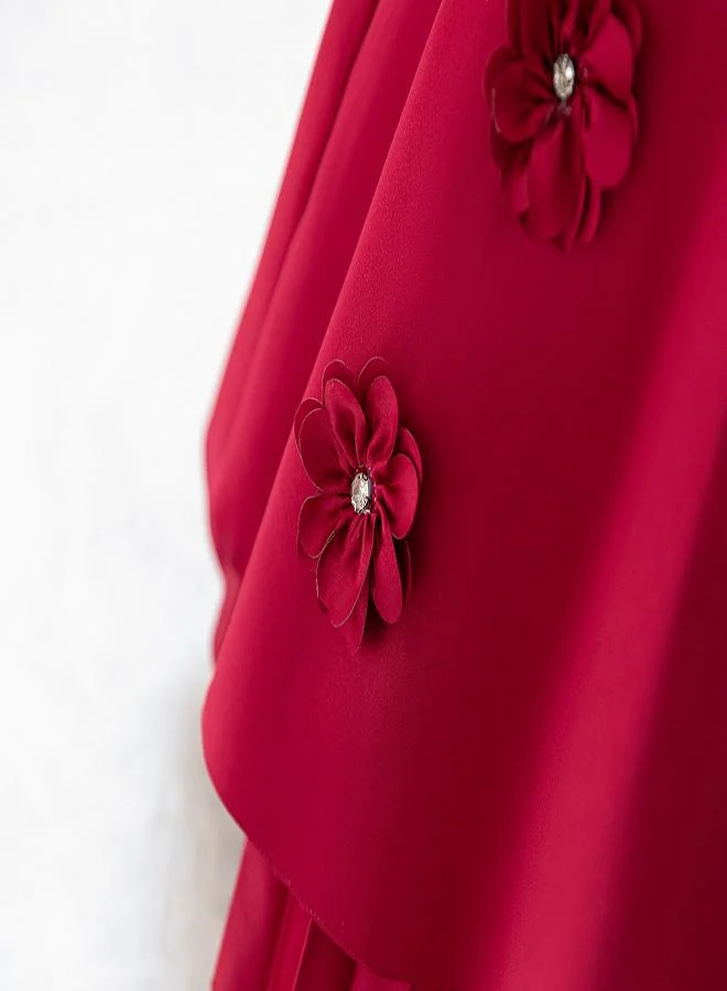 babyqlo Floral Sequin Party Dress
