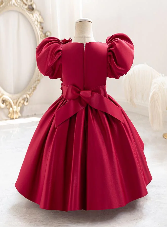 babyqlo Floral Sequin Party Dress