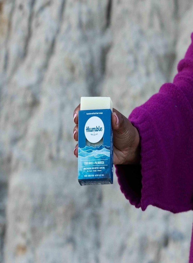 HUMBLE SIMPLE AND TRUE. Humble Brands Handcrafted Bar Soap, Organic Cold Processed Soap Bars, Moisturizing Face & Body Cleanser - Star Anise & Palmarosa - Image 4