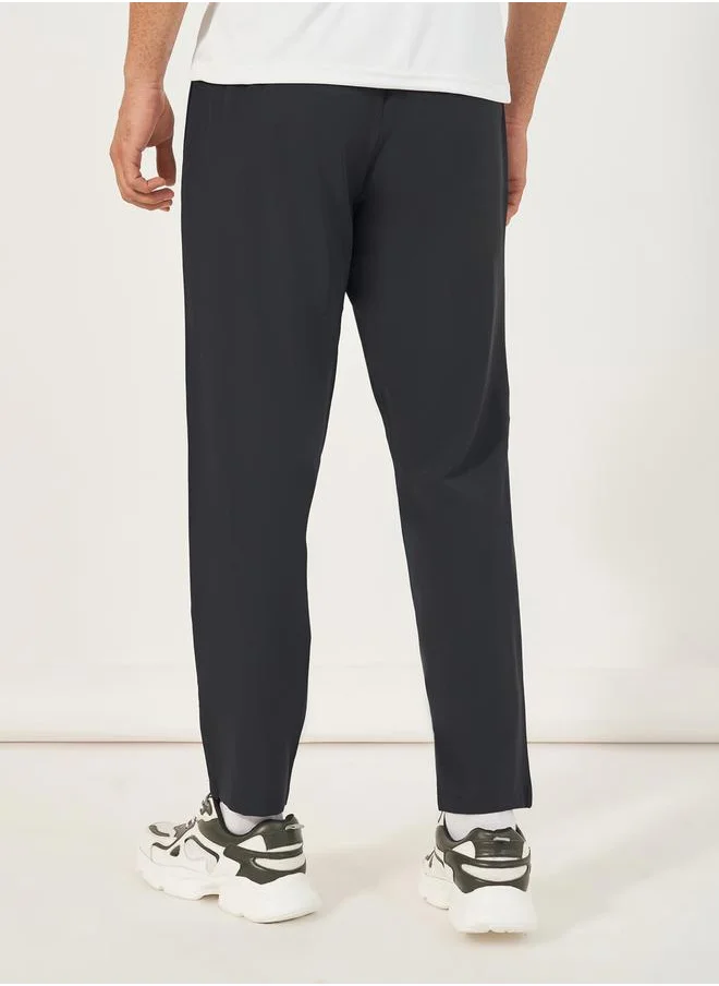Styli Super Stretch Slogan Print Track Pants