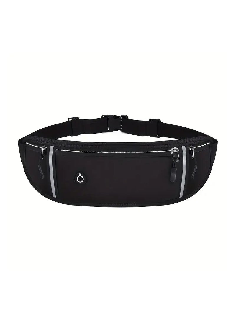 Goolsky Sports Belt Bag, Reflective Running Waist Bag, Lightweight Invisible Phone Purse with Earphone Hole Bum Bag Fanny Pack  - Image 1