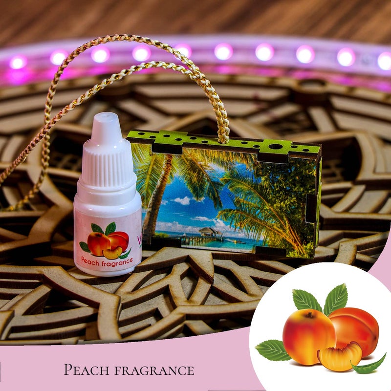 KIRFIZ Bathroom Air Freshener Odor Remover Long Lasting Deodorizer for Toilet Toilet Air Freshener Automatic Air Freshener Aroma Diffuser Peach Fragrance - Image 2