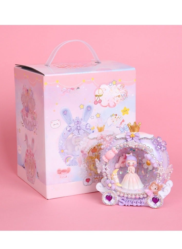 Girl's Creative Handmade Material Bag Making Night Light Birthday Gift Toy  - Image 4