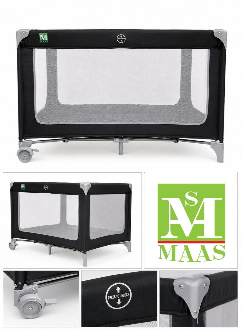 MAAS Breathable, Padded, Soft, Portable And Comfortable Baby Crib And Bassinet - Image 2