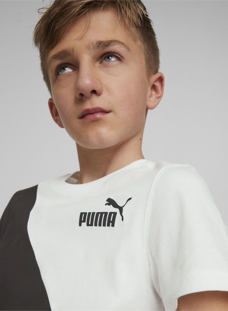 PUMA POWER CAT Kids Boys Short Sleeve T-Shirt  - Image 4