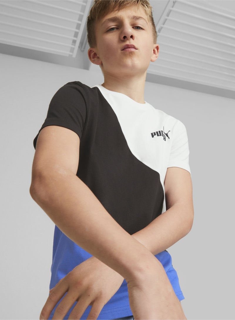 PUMA POWER CAT Kids Boys Short Sleeve T-Shirt  - Image 1
