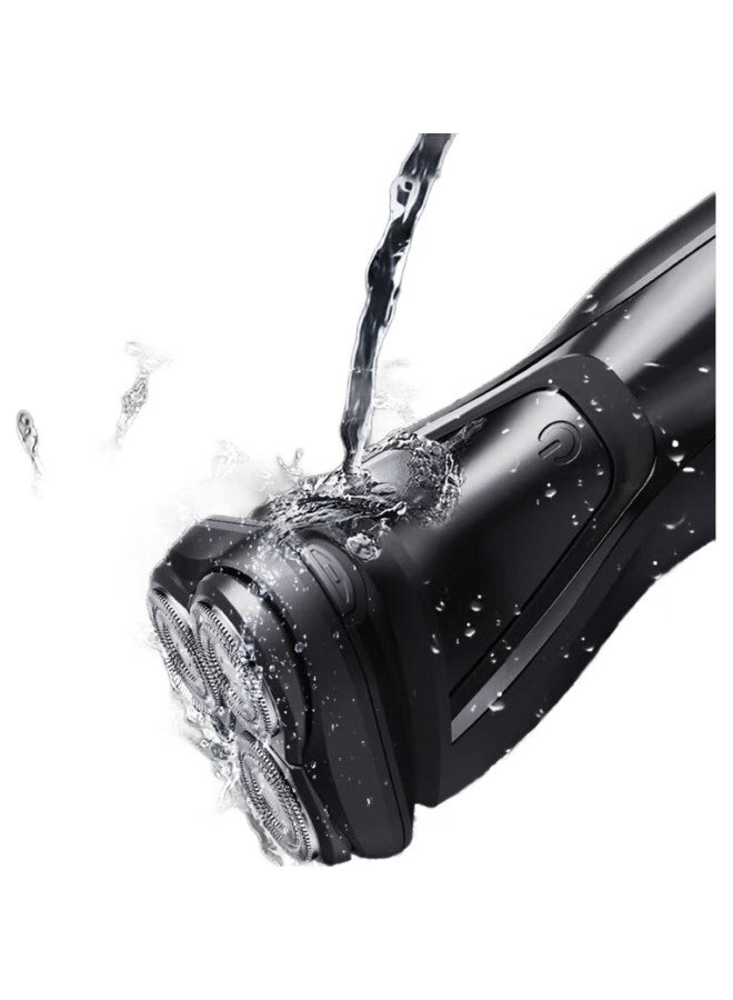 AUX Electric Shaver For Men, Rotary Razor, Fully Washable, Wet And Dry Dual-Use Electric Shaving Razor, Gift For Husband - Image 1