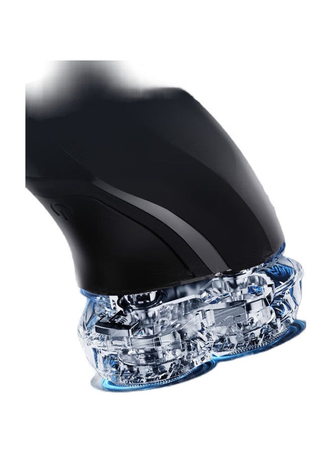 AUX Electric Shaver For Men, Rotary Razor, Fully Washable, Wet And Dry Dual-Use Electric Shaving Razor, Gift For Husband - Image 2