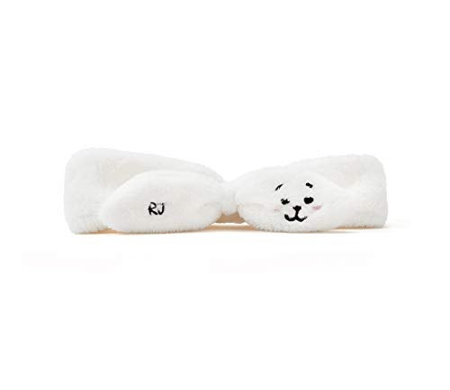 BT21 Official Merchandise by Line Friends - RJ Character Spa Makeup Hair Wrap Headband - Image 1