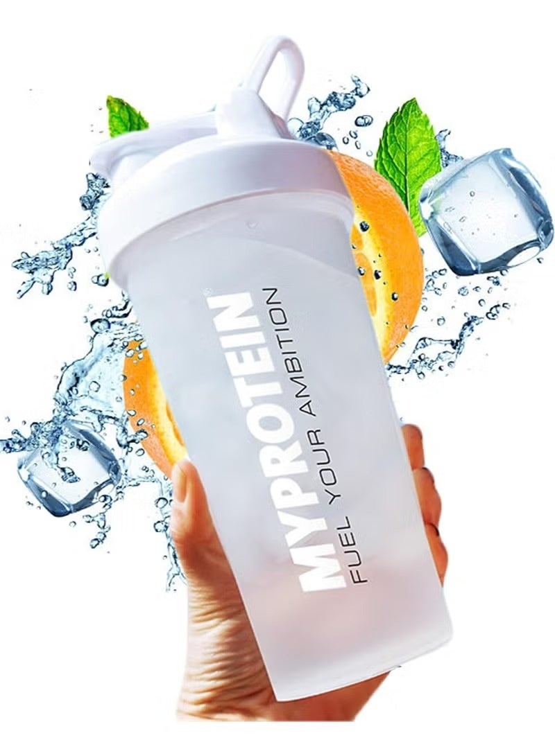 Myprotein Protein Shaker Bottle White/Clear - Image 1