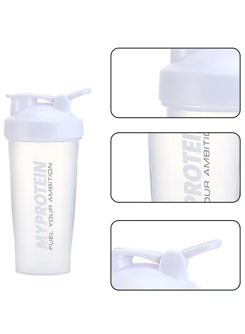 Myprotein Protein Shaker Bottle White/Clear - Image 2