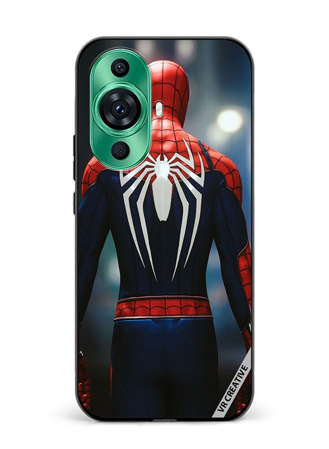 VR CREATIVE Protective Case Cover For Huawei nova 11 Spiderman Back Design Multicolour - Image 1