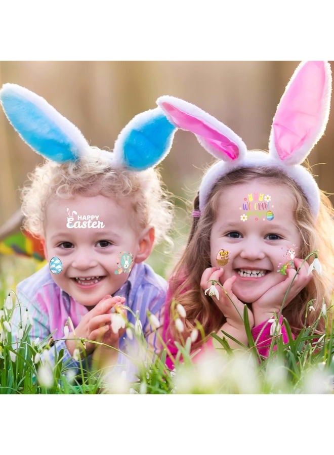 ANTING 184 Pieces Easter Temporary Tattoos Stickers,12 Sheets Easter Egg Bunny Themed Tattoos Stickers,Fun Easter Basket Stuffers,Goodie Bag Fillers,Classroom Rewards - Image 5