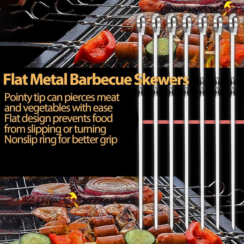 Oonkaf 20 Pcs BBQ Accessories Kit - Stainless BBQ Grill Tools Set, Grill Tools Set, Carry Bag Grill Utensils Set for Outdoor Grill, Grill Cooking Kit - Great for Outdoor BBQ and Camping - Image 5