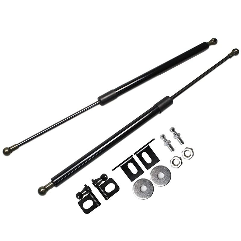 KUNSYOUKIM Lift Supports for Honda CIVIC 9th FB/FG 2011-2016 Front Bonnet Hood Gas Charged Shock Dampers (2 PCS) - Normal Black - Image 5