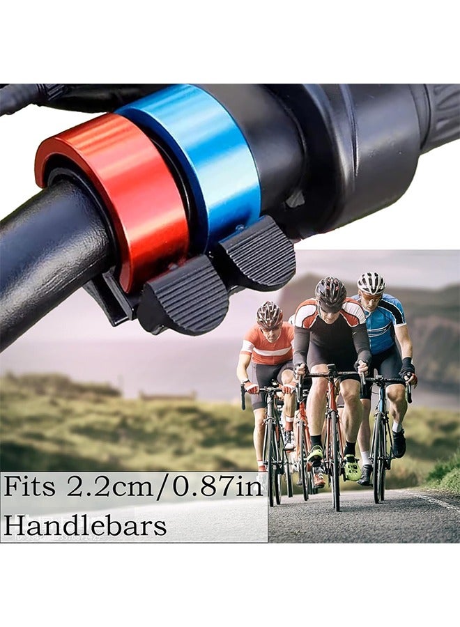 Bicycle Bells For Adult Bikes Kids Bike Bell For Kids Fits 2.2cm/0.87in Bike Handle, 90db Charm For Bicycle Alloy Bell For Bike Horn Small Ringer Road Mountain Bikes Bell Accessories Scooter - Image 3