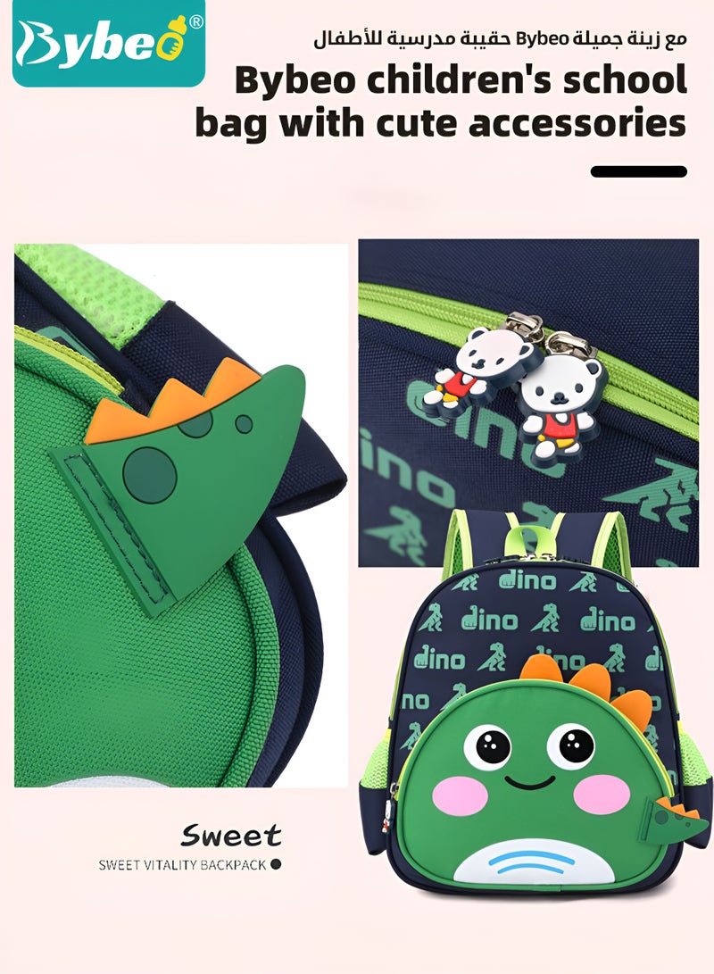 بيبو حقيبة ظهر للأطفال، حقيبة مدرسية للأطفال الصغار، حقيبة يومية صغيرة للأطفال، حقيبة روضة أطفال، حقيبة سفر كرتونية لطيفة للأولاد والبنات، مثالية لرياض الأطفال، السفر، والمدرسة. - Image 5