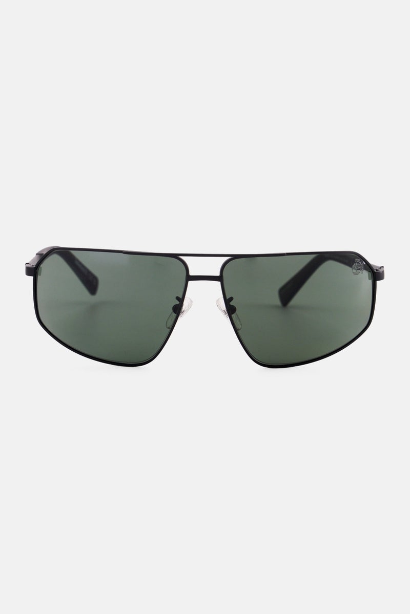 Timberland نظارات شمسية طيار للرجال TB9341H02R64، خضراء - Image 1