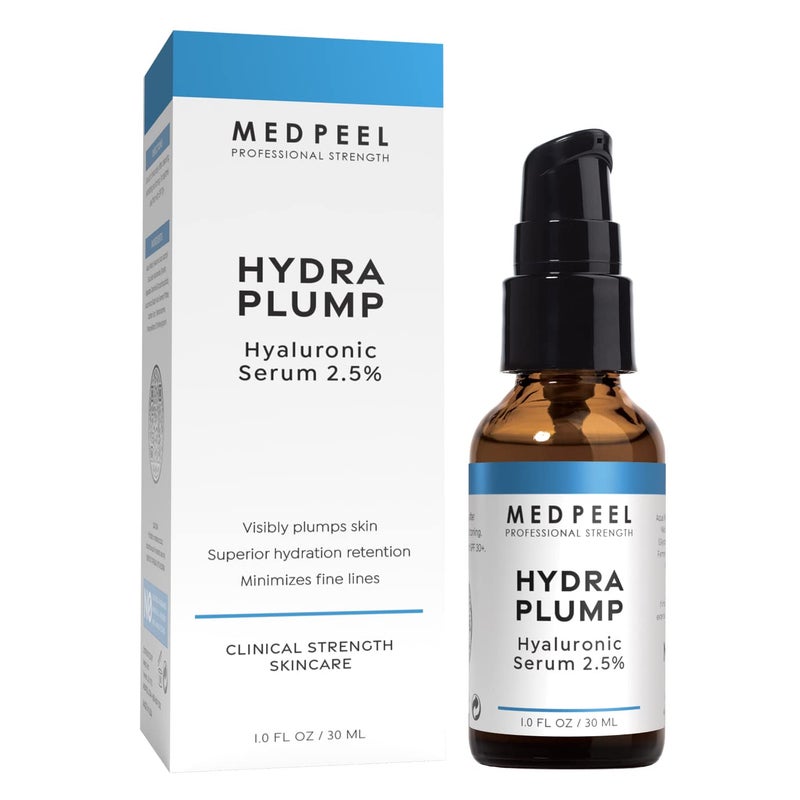 MedPeel HydraPlump Hyaluronic Acid Serum 25 Lightweight Face Serum Deep Hydration for Aging Dry Skin and Healthy Glow 10 fl oz - Image 1